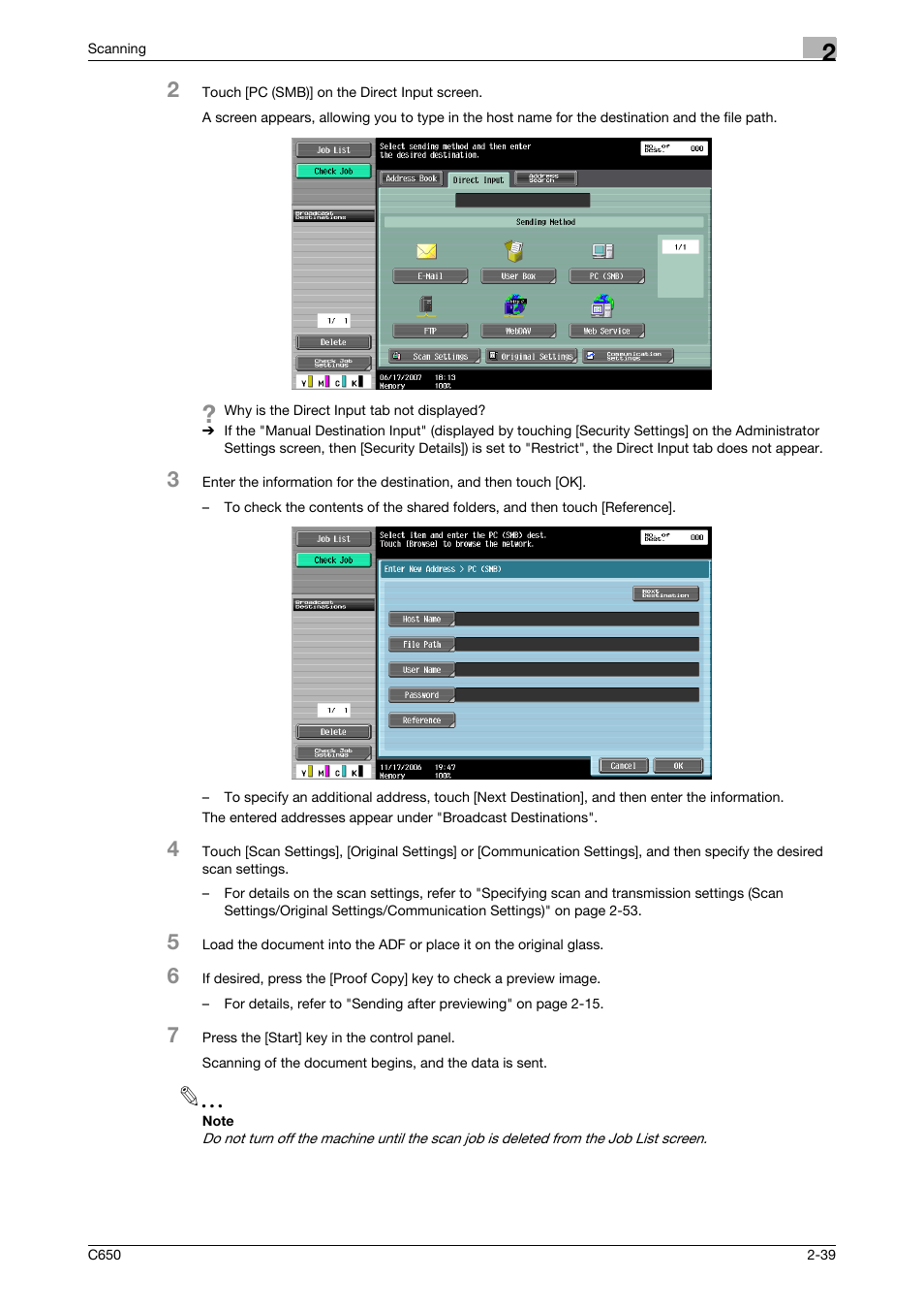 Konica Minolta bizhub C650 User Manual | Page 66 / 304