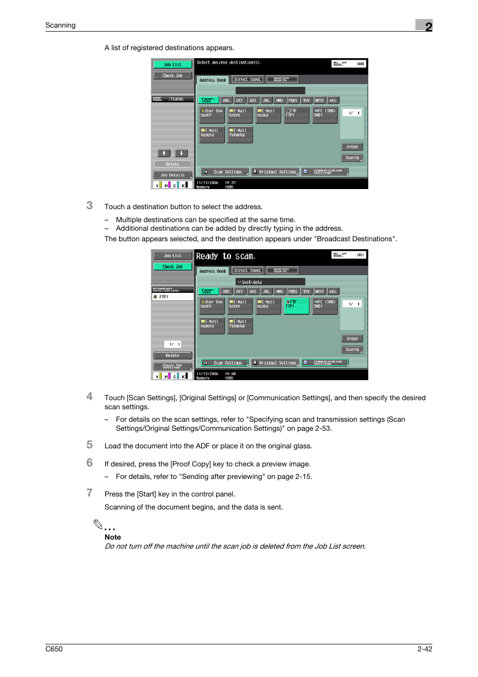 Konica Minolta bizhub C650 User Manual | Page 69 / 304