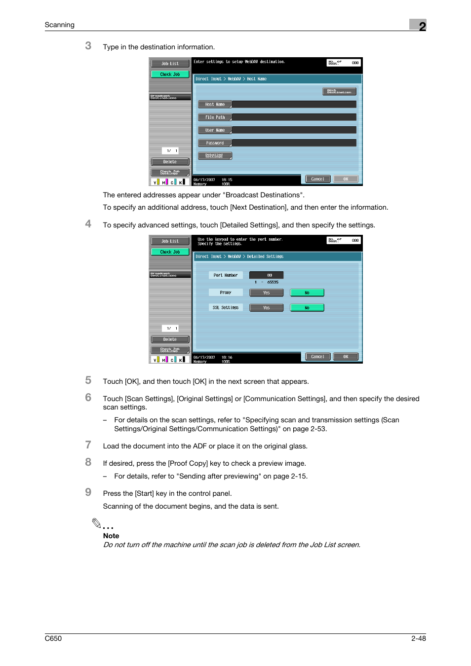 Konica Minolta bizhub C650 User Manual | Page 75 / 304