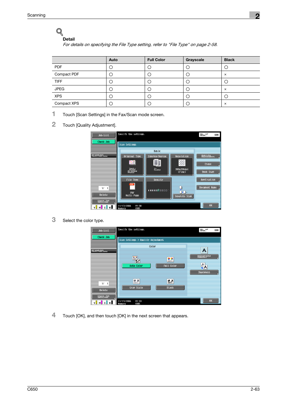 Konica Minolta bizhub C650 User Manual | Page 90 / 304