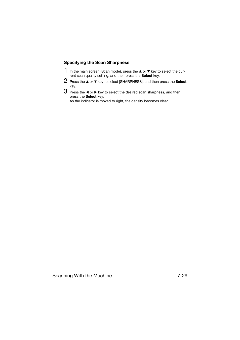 Specifying the scan sharpness, Specifying the scan sharpness -29 | Konica Minolta bizhub C25 User Manual | Page 208 / 341