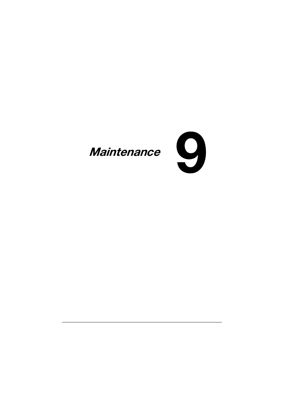 Ch.9 maintenance, Maintenance -1 | Konica Minolta bizhub C25 User Manual | Page 248 / 341