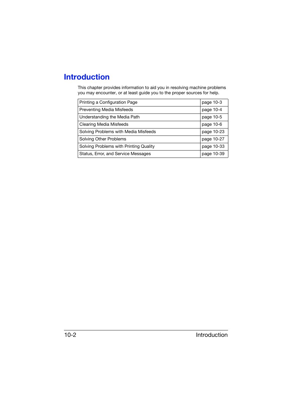 Introduction, Introduction -2, Introduction 10-2 | Konica Minolta bizhub C25 User Manual | Page 263 / 341