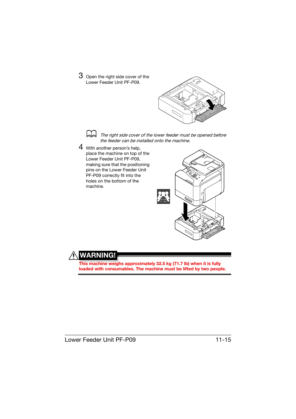 Warning | Konica Minolta bizhub C25 User Manual | Page 324 / 341