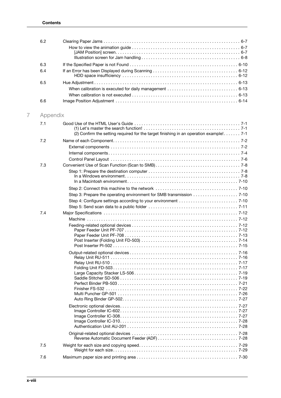 7appendix | Konica Minolta IC-308 User Manual | Page 10 / 119