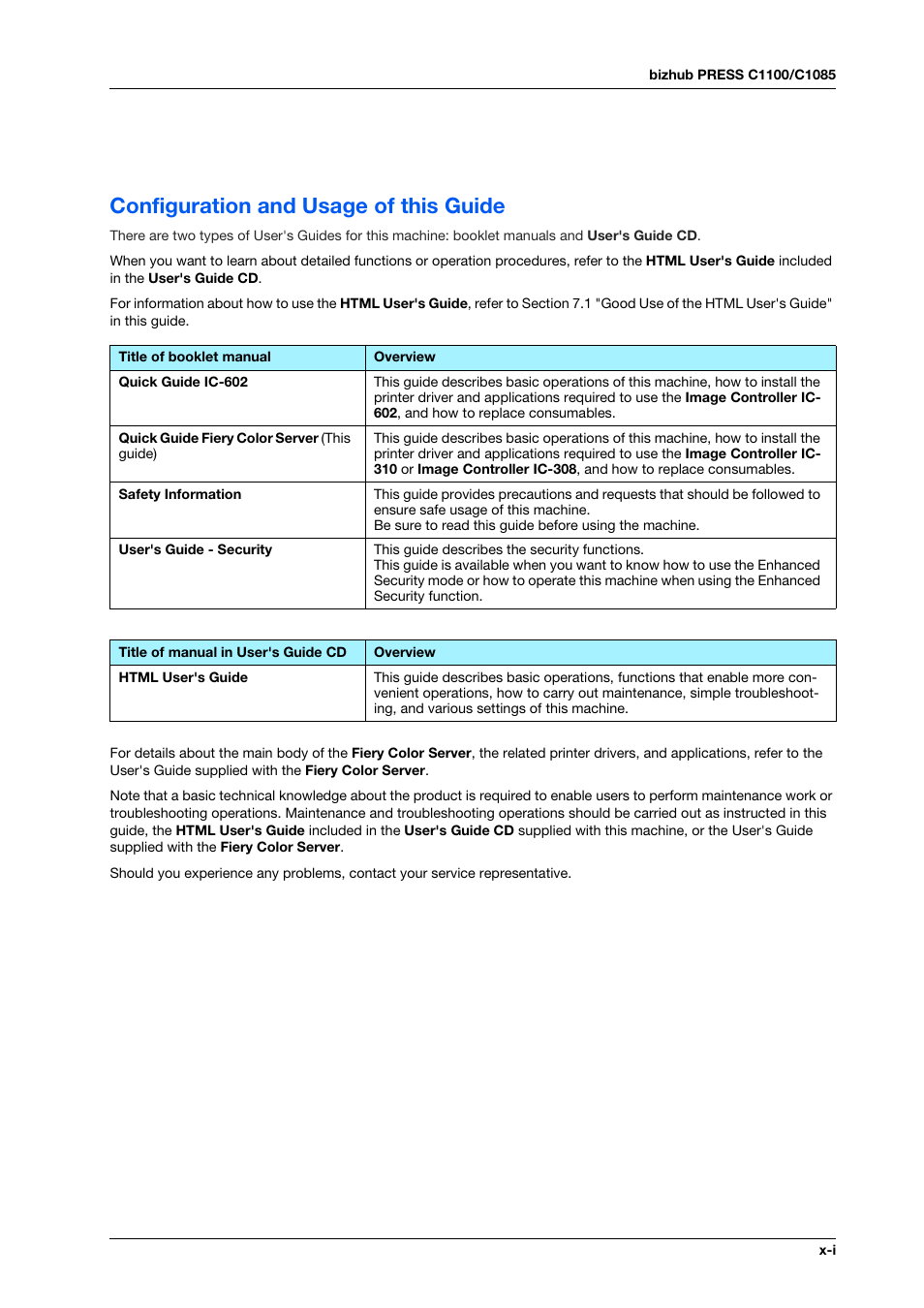 Configuration and usage of this guide | Konica Minolta IC-308 User Manual | Page 3 / 119