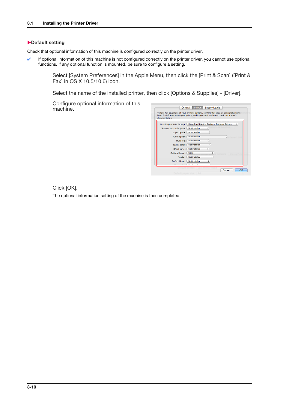 Default setting, Default setting -10 | Konica Minolta IC-308 User Manual | Page 32 / 119