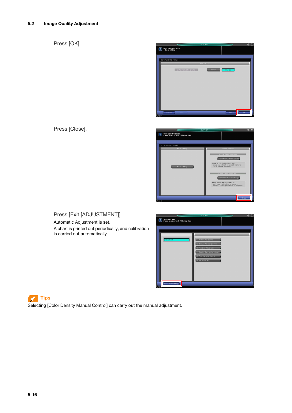 Konica Minolta IC-308 User Manual | Page 64 / 119