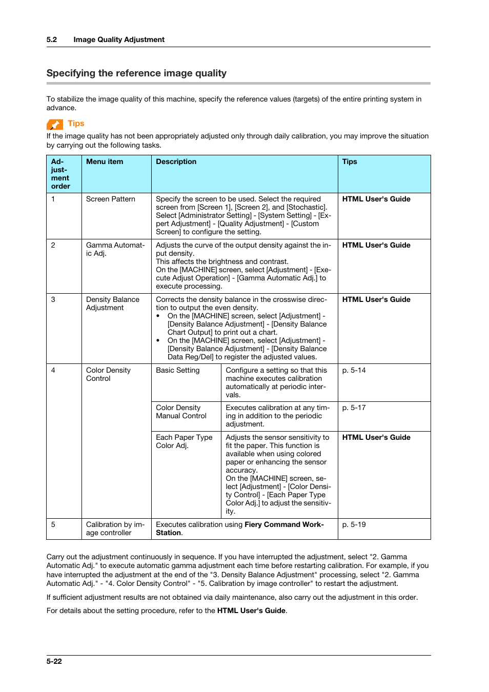 Specifying the reference image quality, Specifying the reference image quality -22 | Konica Minolta IC-308 User Manual | Page 70 / 119