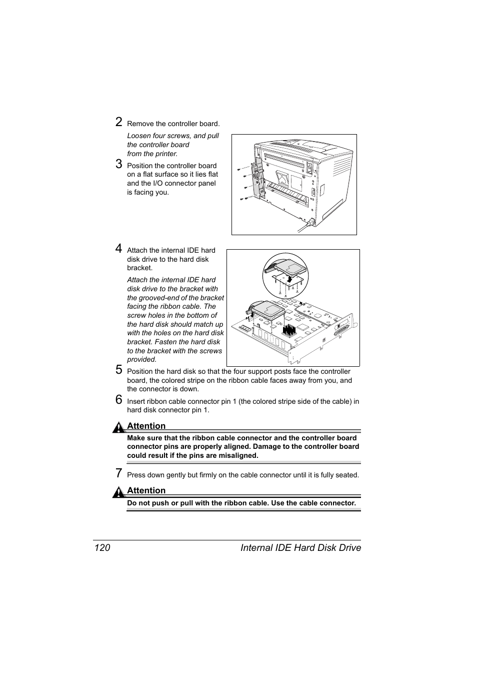 2 remove the controller board | Konica Minolta PAGEPRO 9100 User Manual | Page 126 / 178