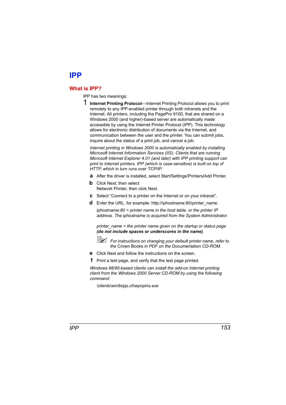 Ipp 153 | Konica Minolta PAGEPRO 9100 User Manual | Page 159 / 178