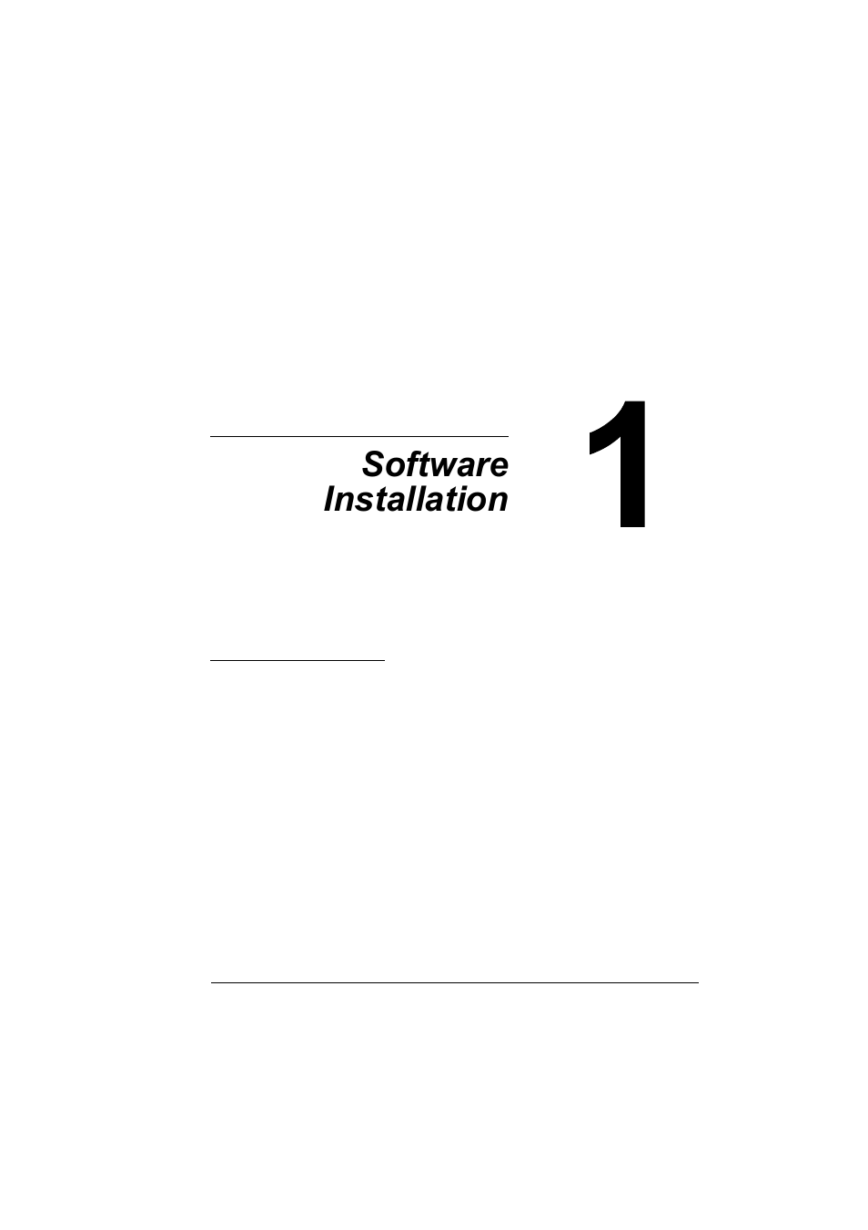 Software installation, 1 software installation | Konica Minolta PAGEPRO 9100 User Manual | Page 7 / 178