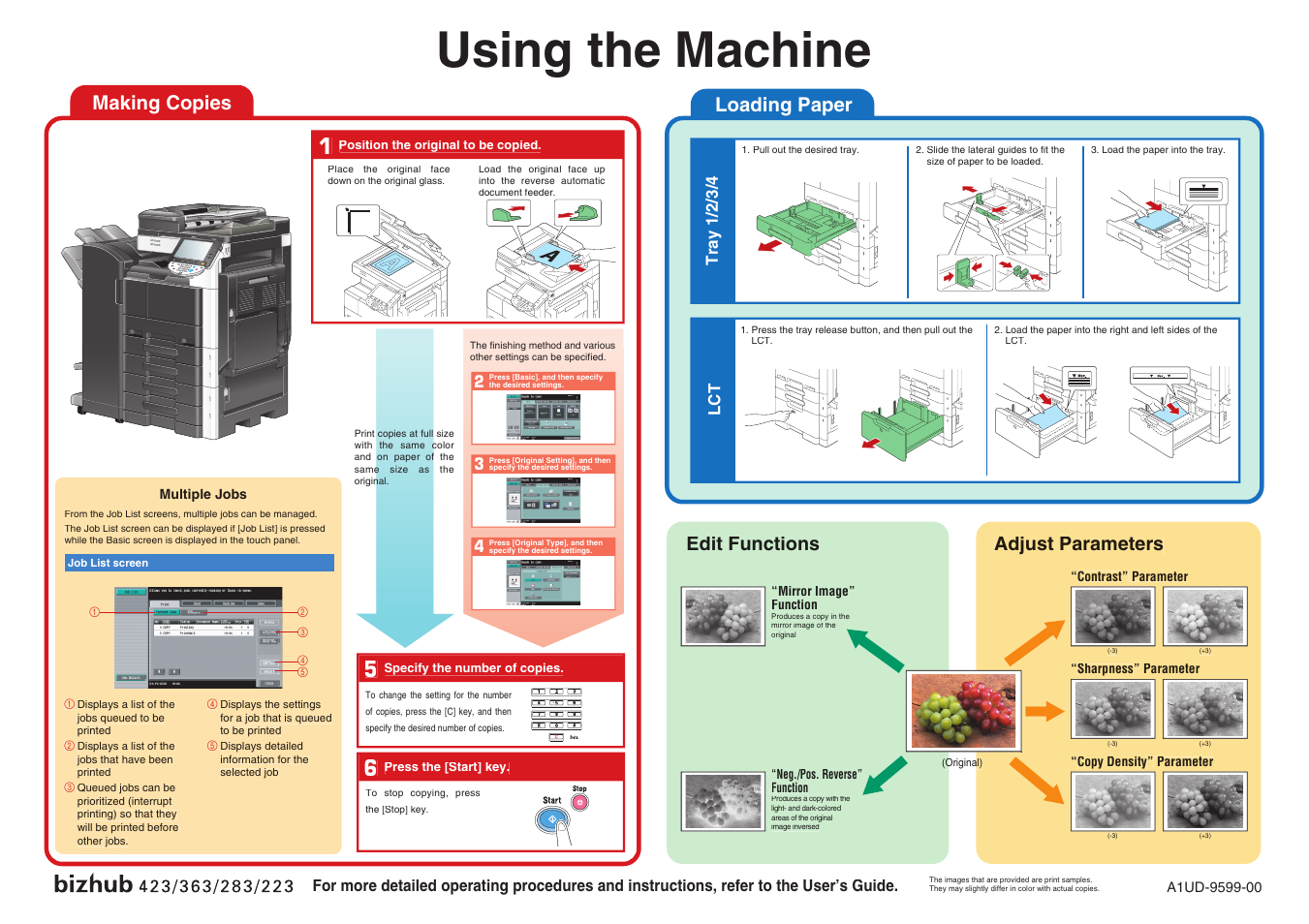 Konica Minolta BIZHUB 223 User Manual | 1 page