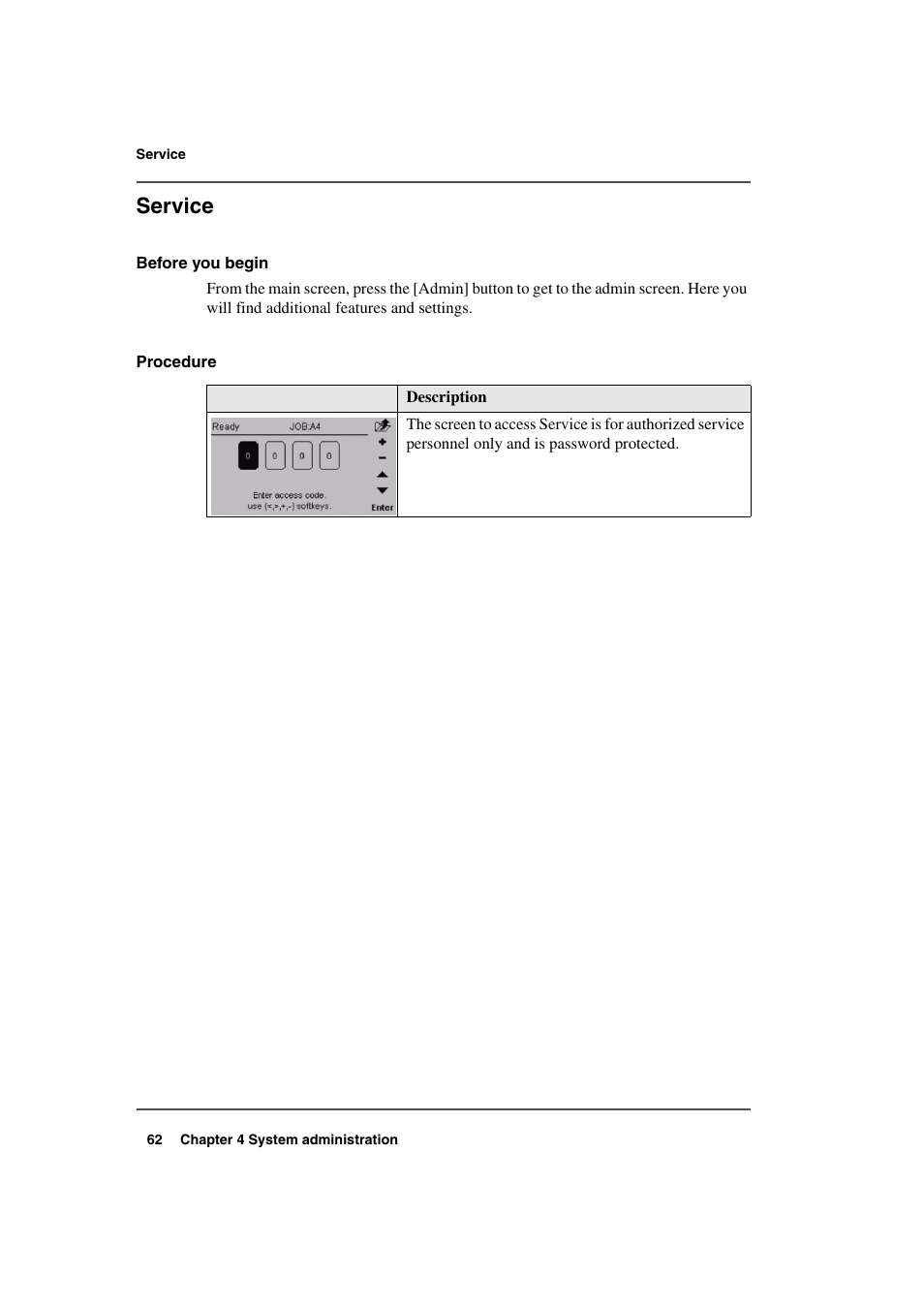 Service | Konica Minolta bizhub PRO 2500P User Manual | Page 62 / 108