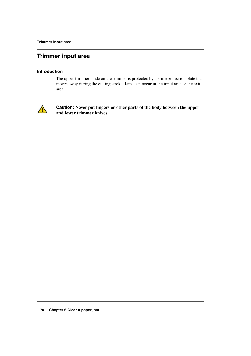 Trimmer input area | Konica Minolta bizhub PRO 2500P User Manual | Page 70 / 108