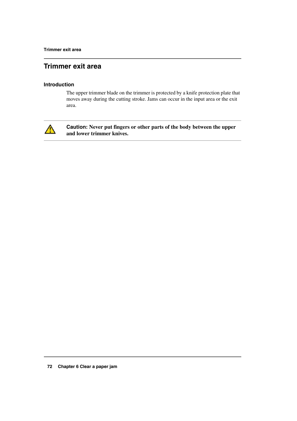 Trimmer exit area | Konica Minolta bizhub PRO 2500P User Manual | Page 72 / 108