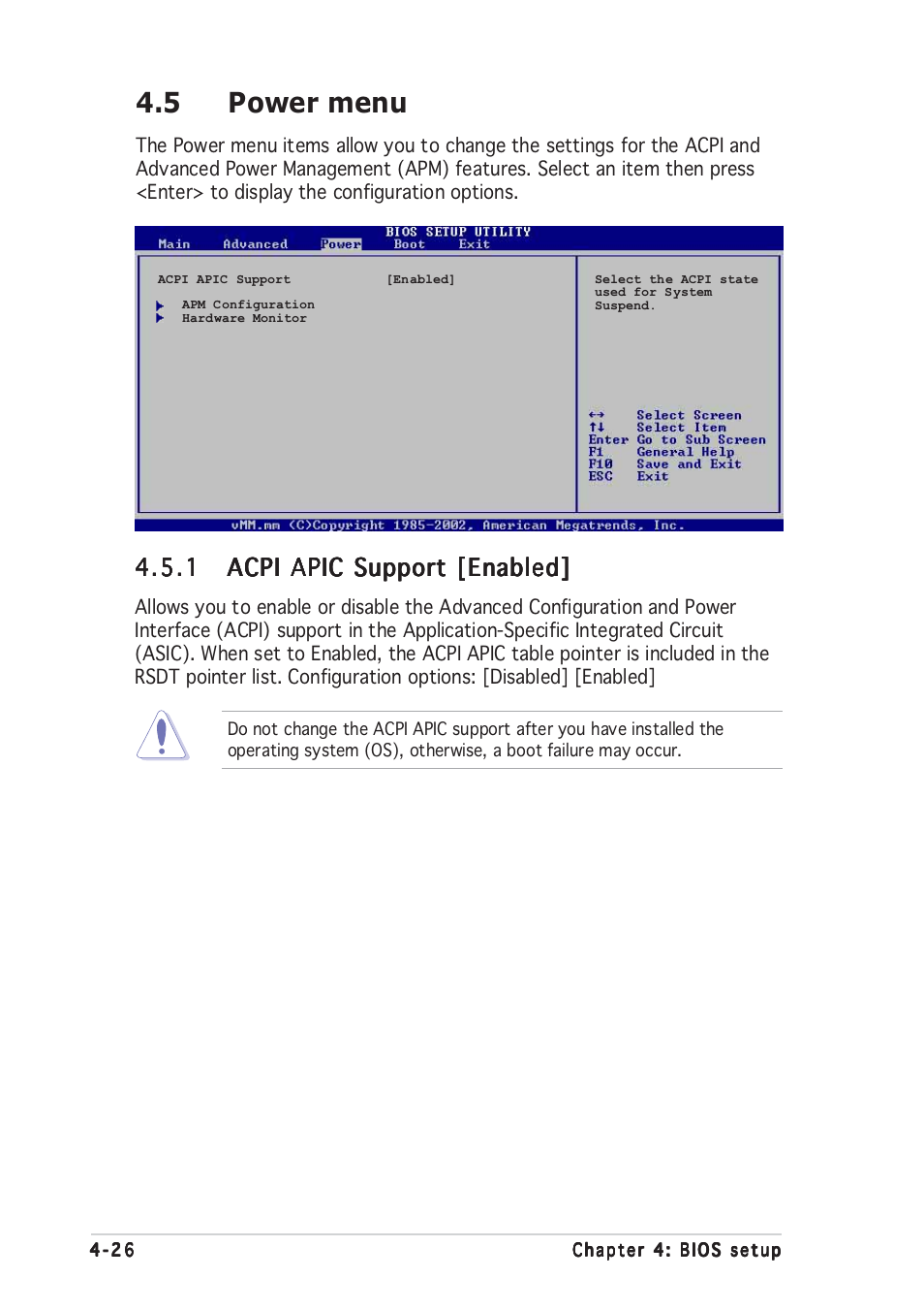 5 power menu | Asus NCLV-D User Manual | Page 92 / 104