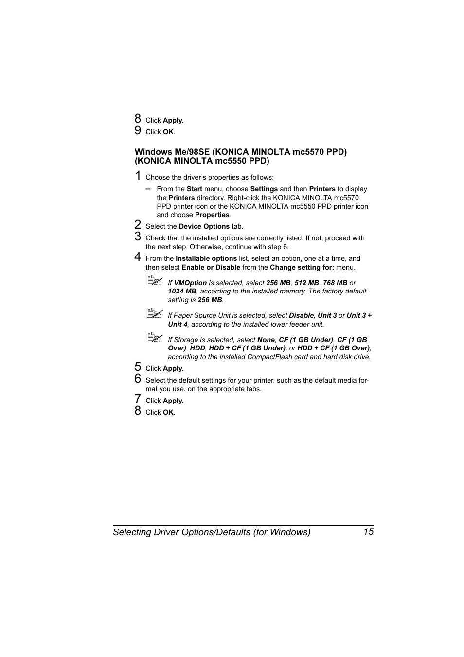 Konica Minolta magicolor 5570 User Manual | Page 29 / 284