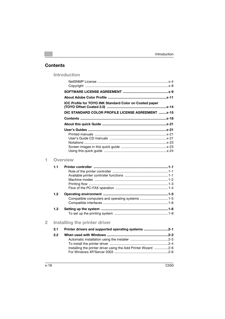 Konica Minolta bizhub C550 User Manual | Page 19 / 102