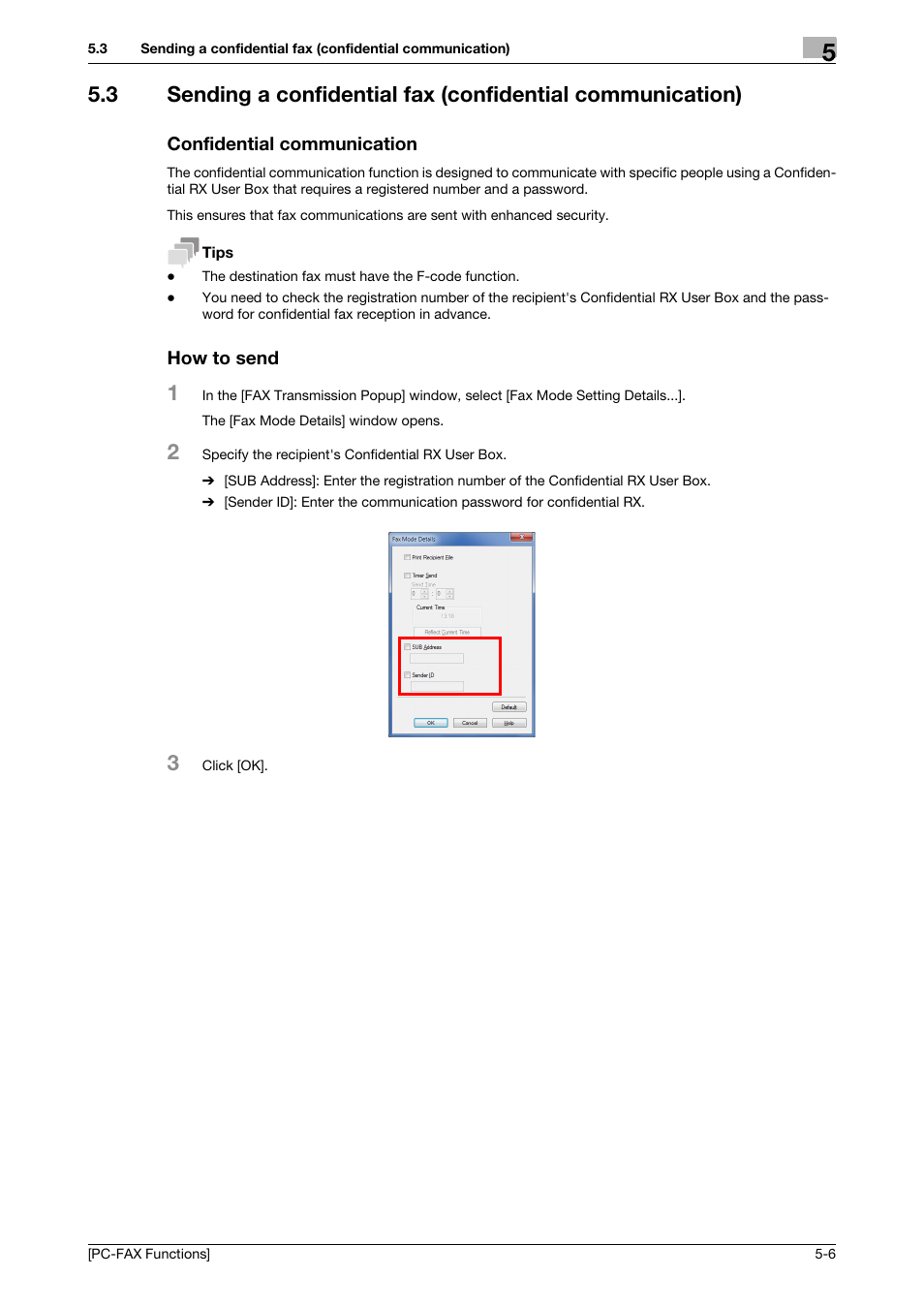 Confidential communication, How to send | Konica Minolta bizhub C3350 User Manual | Page 39 / 61