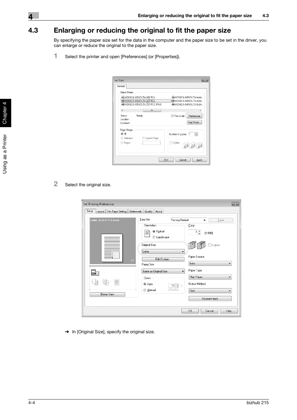 Konica Minolta Bizhub 215 User Manual | Page 81 / 126