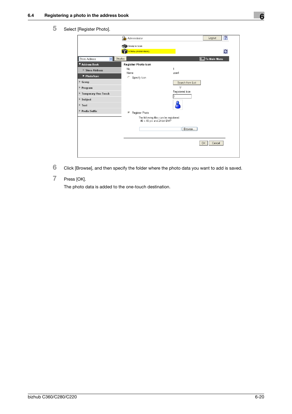 Konica Minolta BIZHUB C360 User Manual | Page 70 / 111