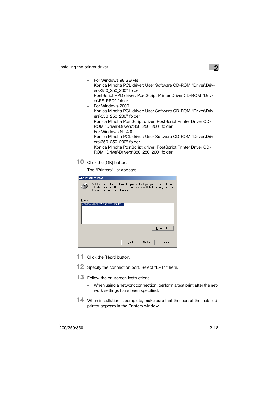 Konica Minolta bizhub 200 User Manual | Page 49 / 382