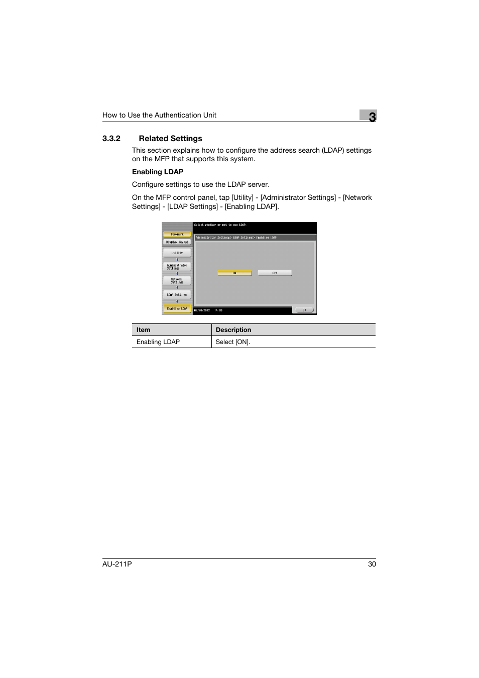 2 related settings, Related settings | Konica Minolta bizhub 364e User Manual | Page 31 / 72