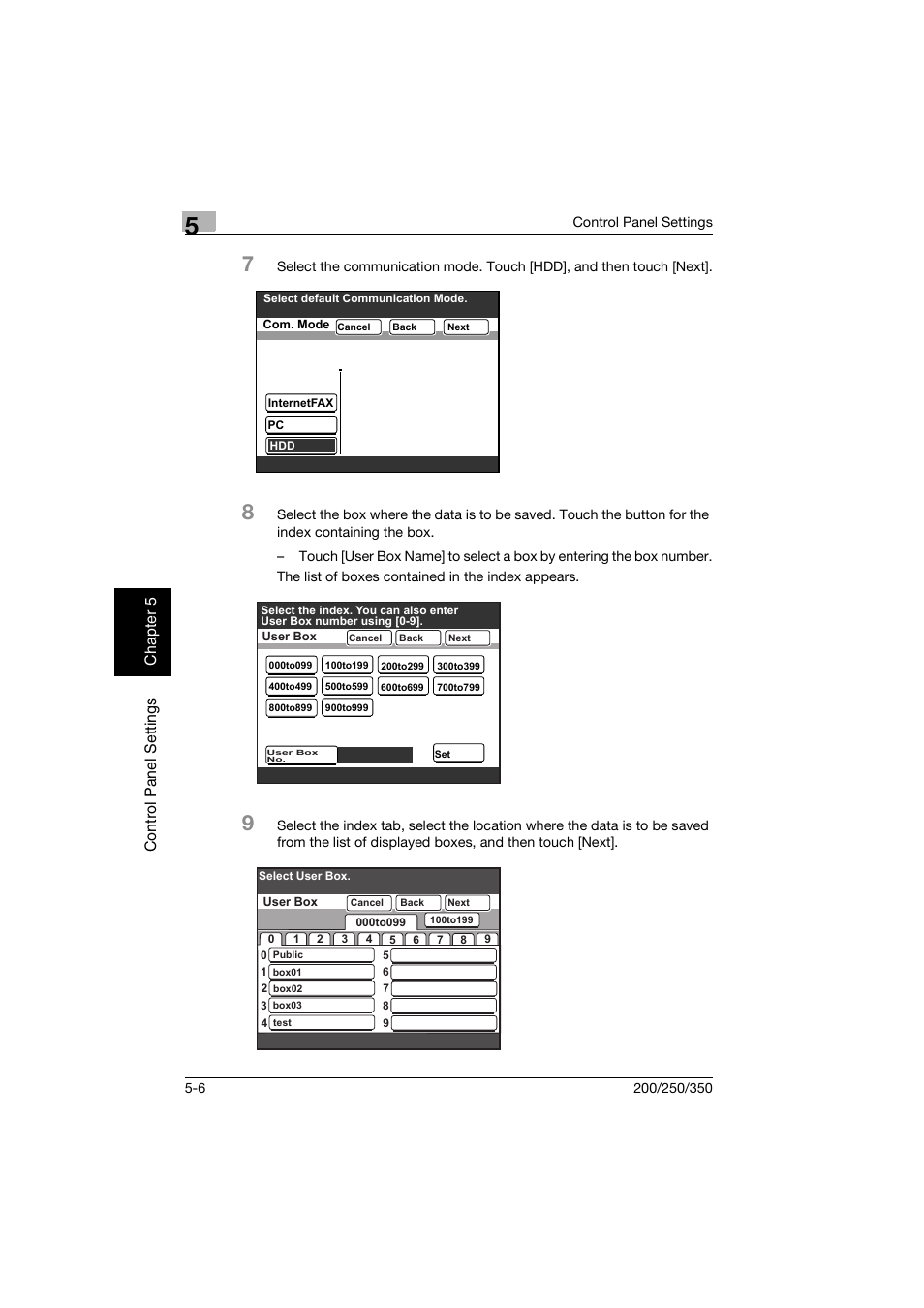 Konica Minolta bizhub 200 User Manual | Page 113 / 204