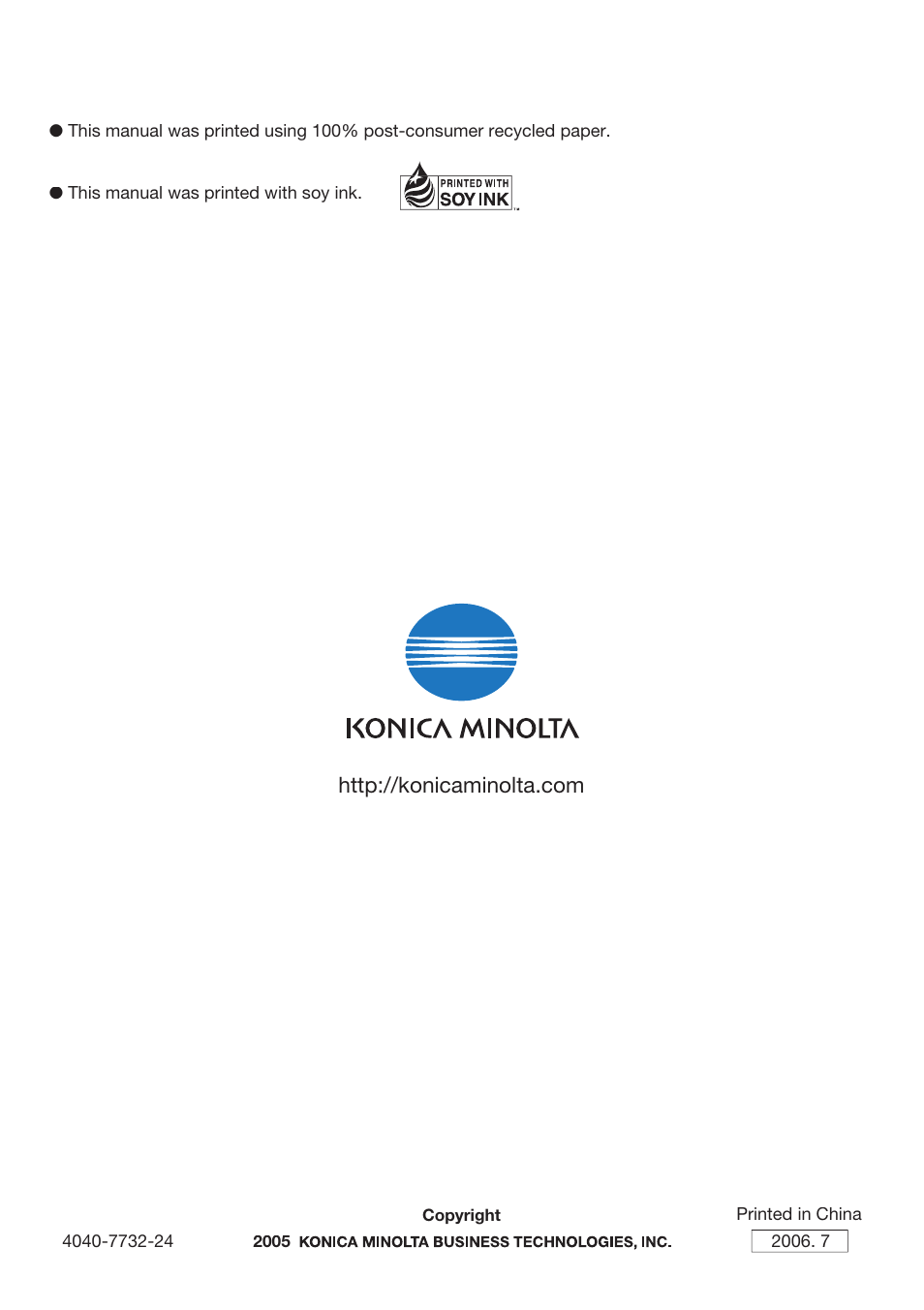 Konica Minolta bizhub 200 User Manual | Page 204 / 204