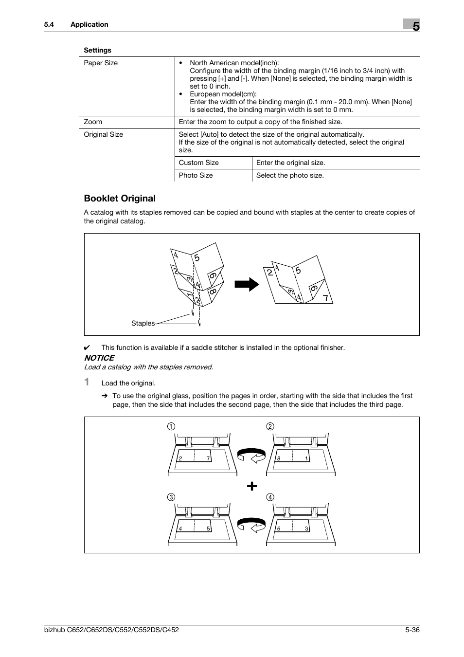 Booklet original, Booklet original -36 | Konica Minolta BIZHUB C652DS User Manual | Page 102 / 307