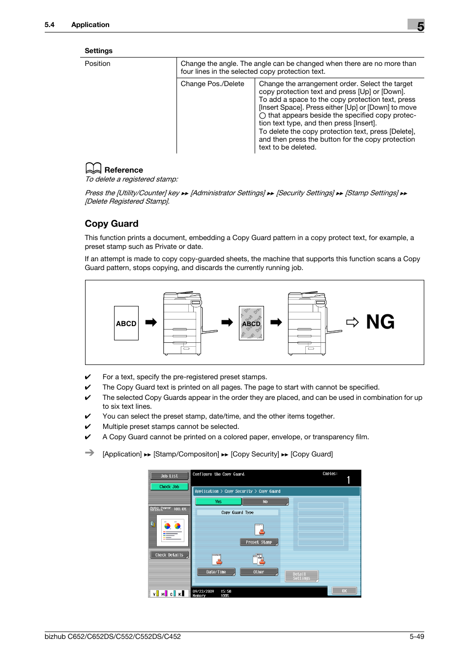 Copy guard, Copy guard -49 | Konica Minolta BIZHUB C652DS User Manual | Page 115 / 307