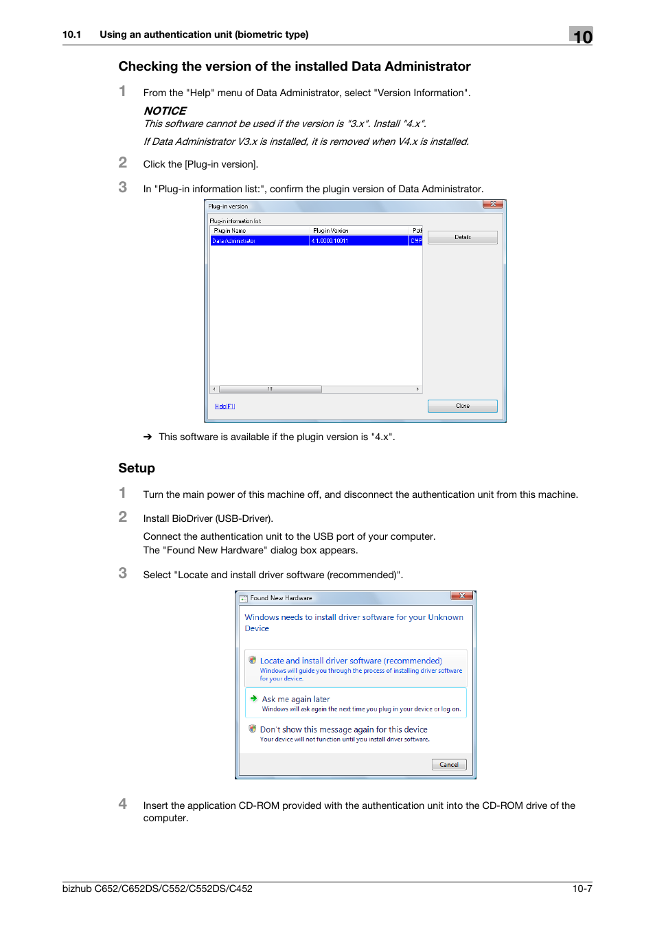 Setup | Konica Minolta BIZHUB C652DS User Manual | Page 242 / 307