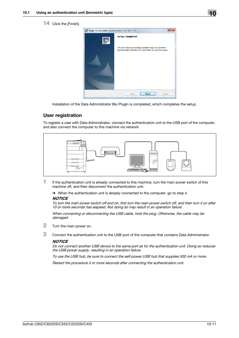 User registration, User registration -11 | Konica Minolta BIZHUB C652DS User Manual | Page 246 / 307