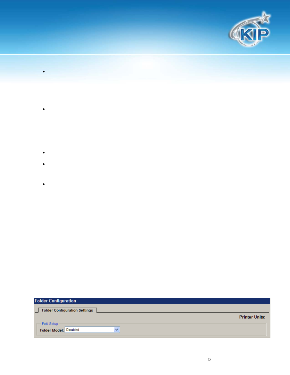 Upload fonts, Folder configuration, Kip printnet | Konica Minolta KIP 7100 User Manual | Page 40 / 54