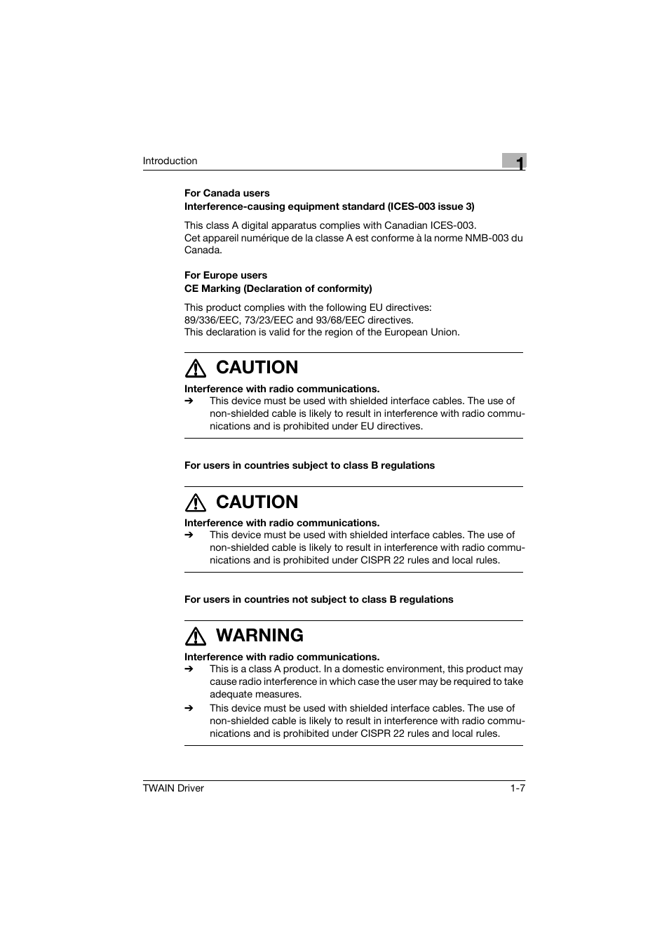 77 caution, 77 warning | Konica Minolta bizhub 160 User Manual | Page 10 / 36