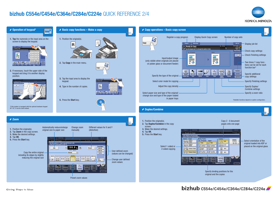 Konica Minolta bizhub C554e User Manual | Page 2 / 4