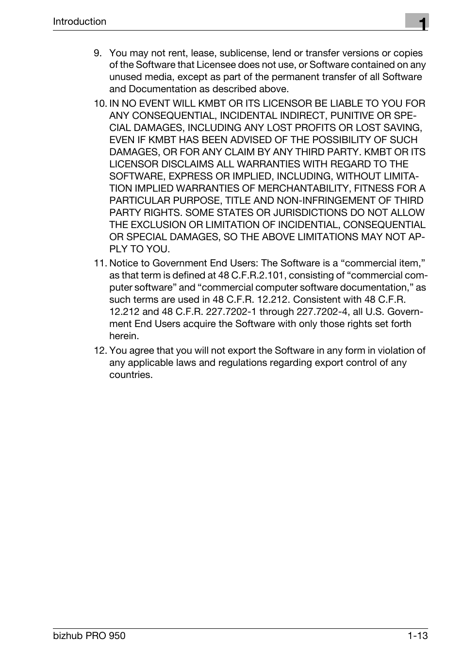 Konica Minolta bizhub PRO 950 User Manual | Page 18 / 122