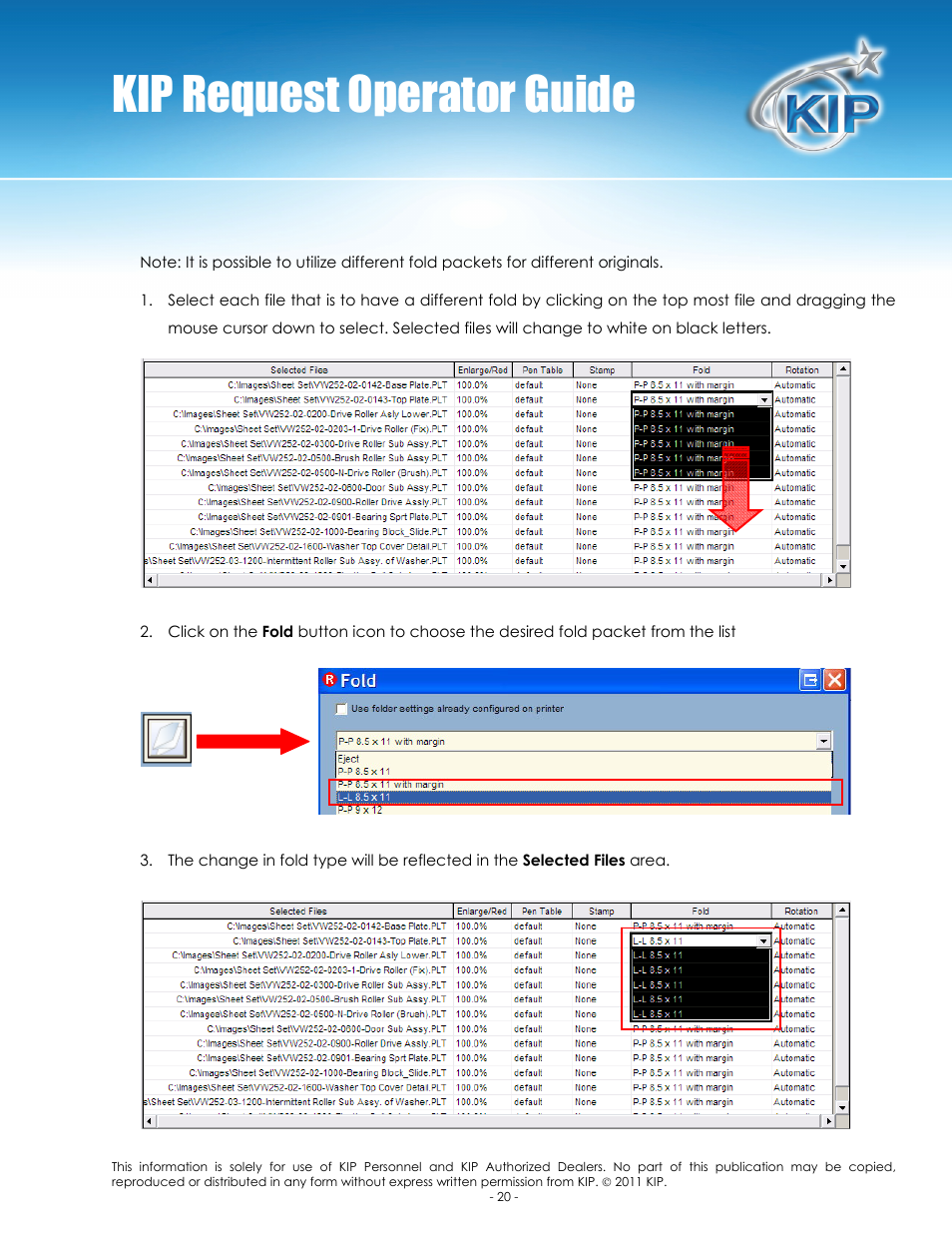 Kip request operator guide | Konica Minolta KIP C7800 User Manual | Page 24 / 84