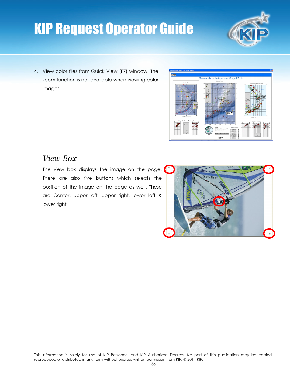 Kip request operator guide, View box | Konica Minolta KIP C7800 User Manual | Page 39 / 84