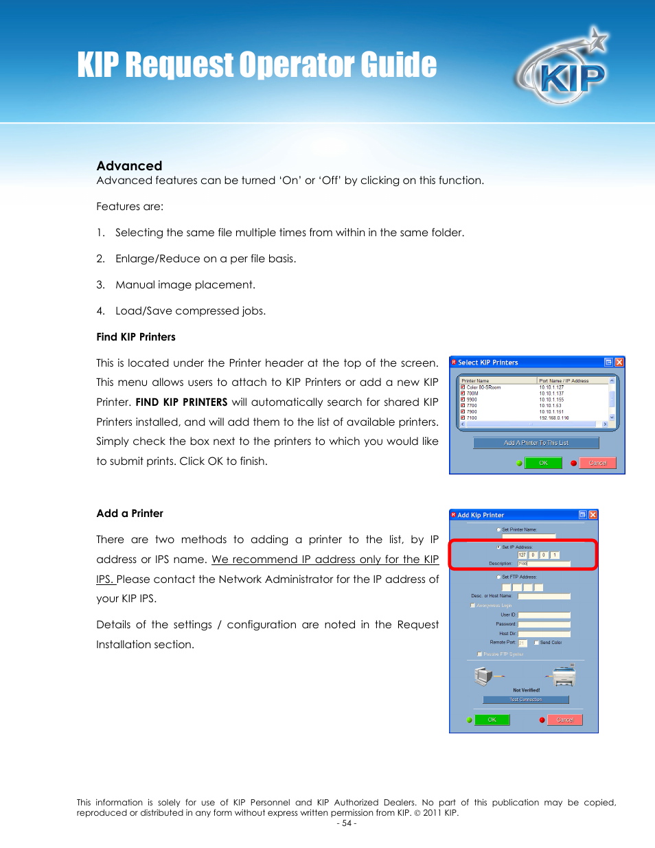 Kip request operator guide | Konica Minolta KIP C7800 User Manual | Page 58 / 84