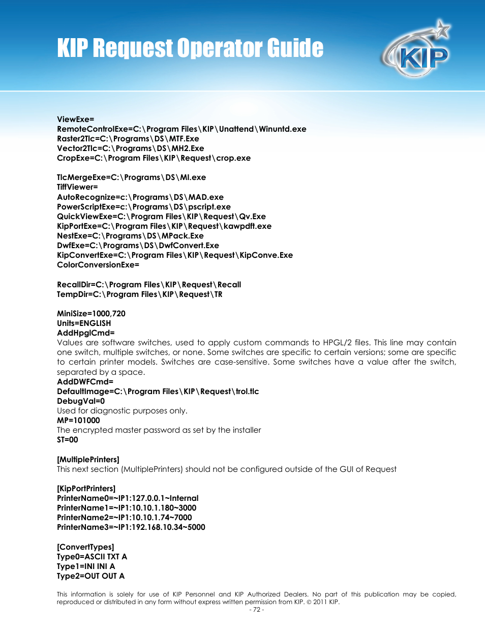 Kip request operator guide | Konica Minolta KIP C7800 User Manual | Page 76 / 84