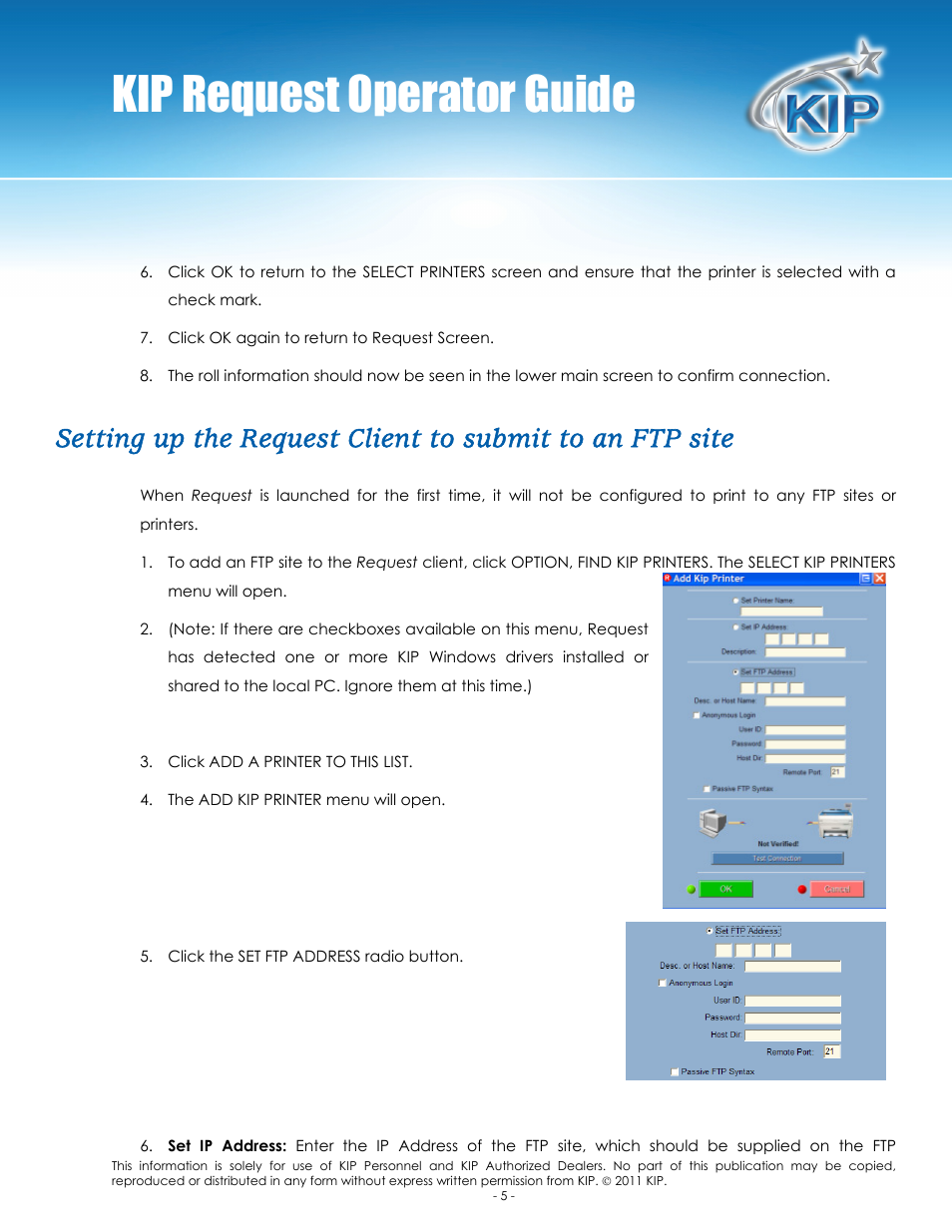 Kip request operator guide | Konica Minolta KIP C7800 User Manual | Page 9 / 84