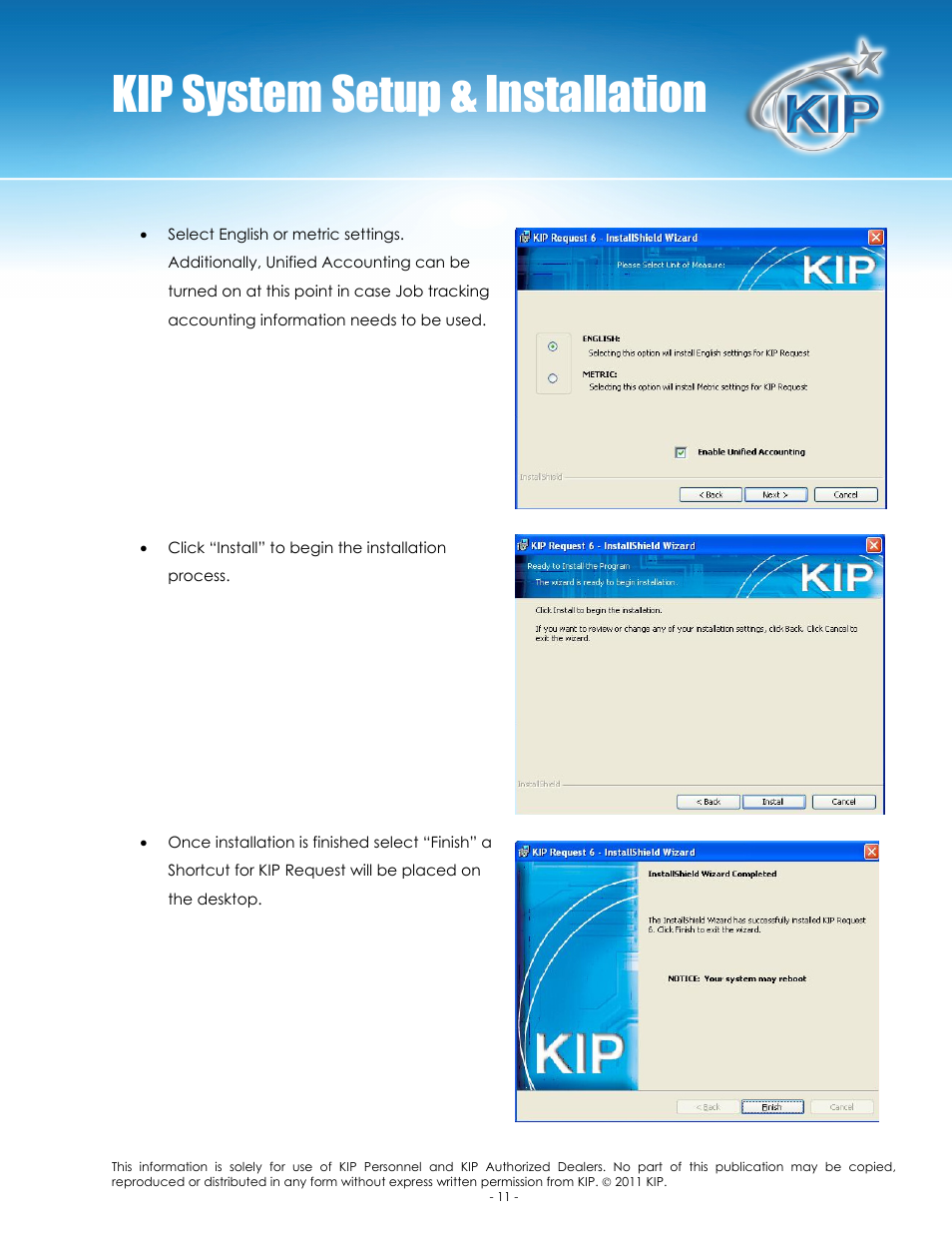 Kip system setup & installation | Konica Minolta KIP C7800 User Manual | Page 14 / 24