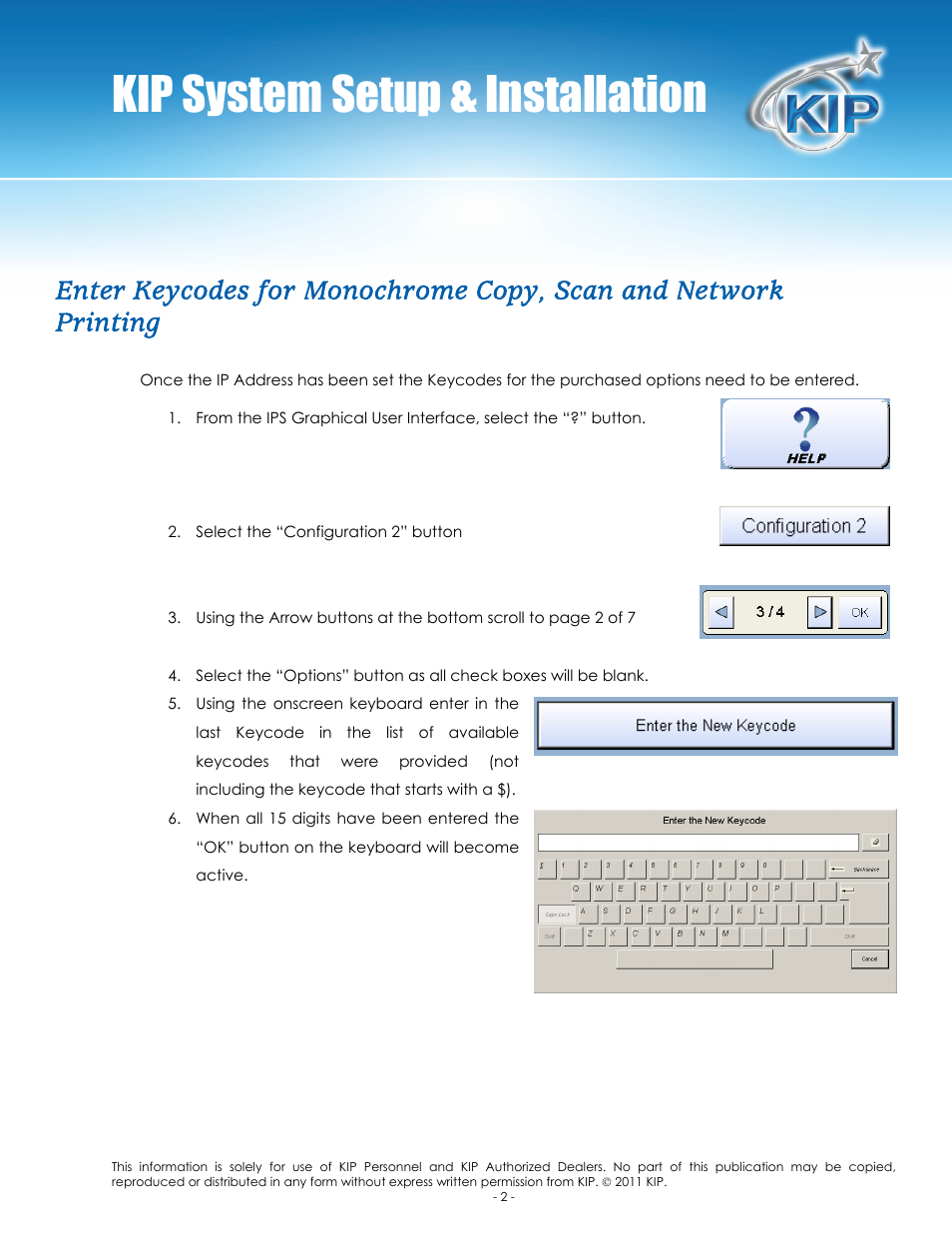 Kip system setup & installation | Konica Minolta KIP C7800 User Manual | Page 5 / 24