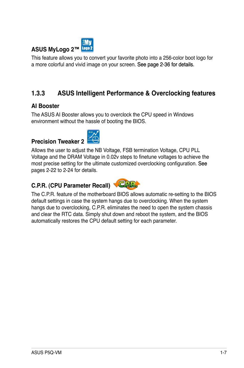 Asus Motherboard P5Q-VM User Manual | Page 19 / 118