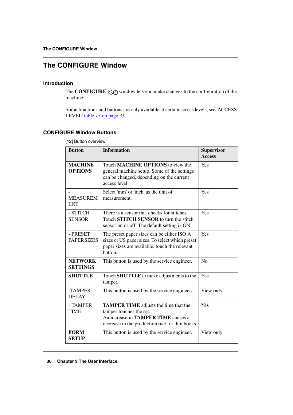 The configure window | Konica Minolta bizhub PRO 2000P User Manual | Page 30 / 118