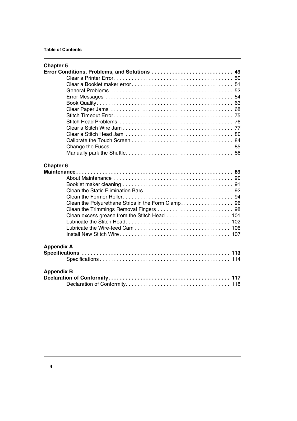 Konica Minolta bizhub PRO 2000P User Manual | Page 4 / 118