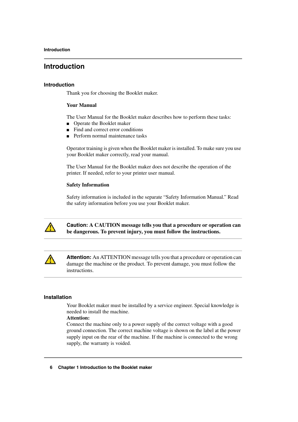 Introduction | Konica Minolta bizhub PRO 2000P User Manual | Page 6 / 118