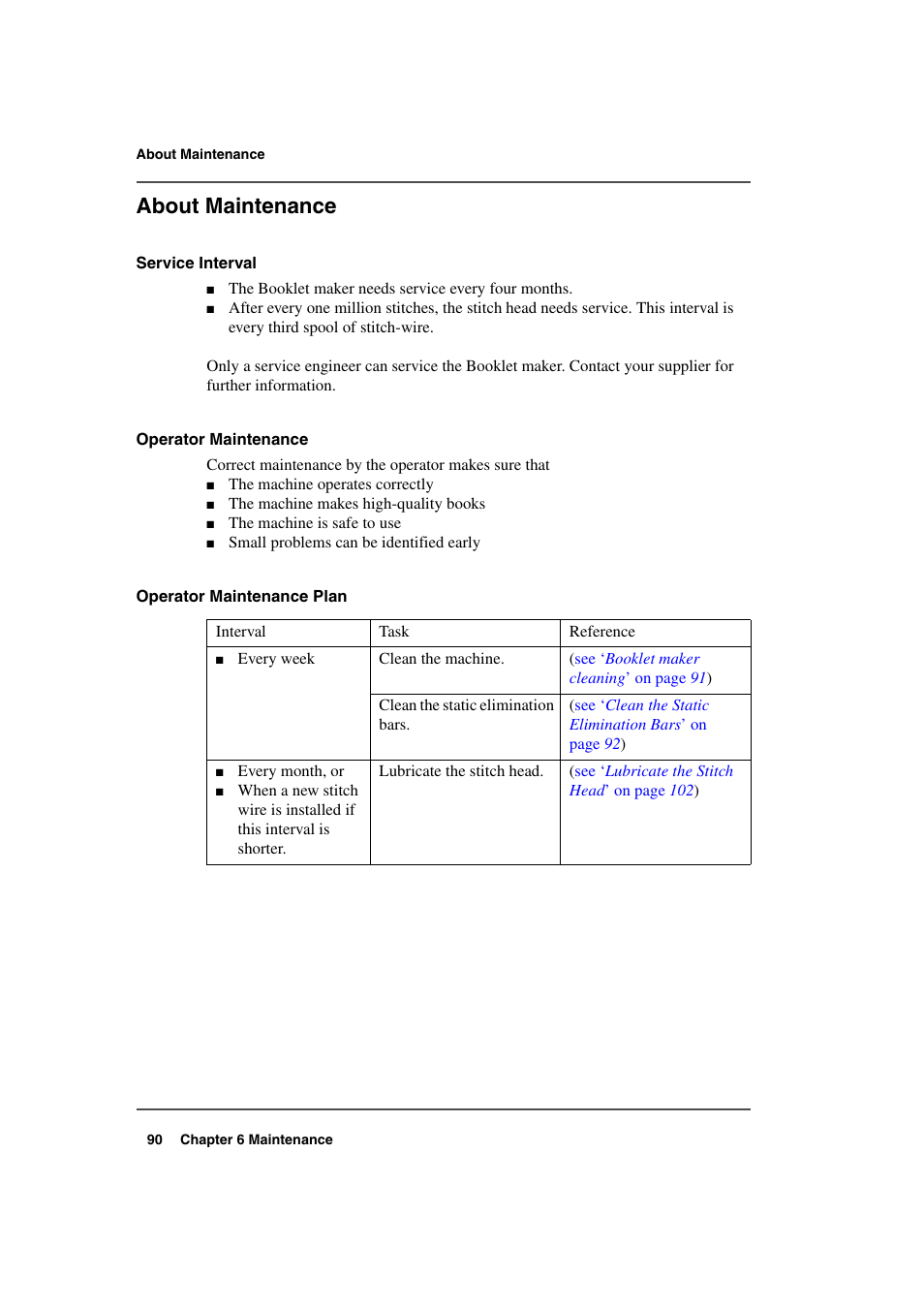 About maintenance | Konica Minolta bizhub PRO 2000P User Manual | Page 90 / 118